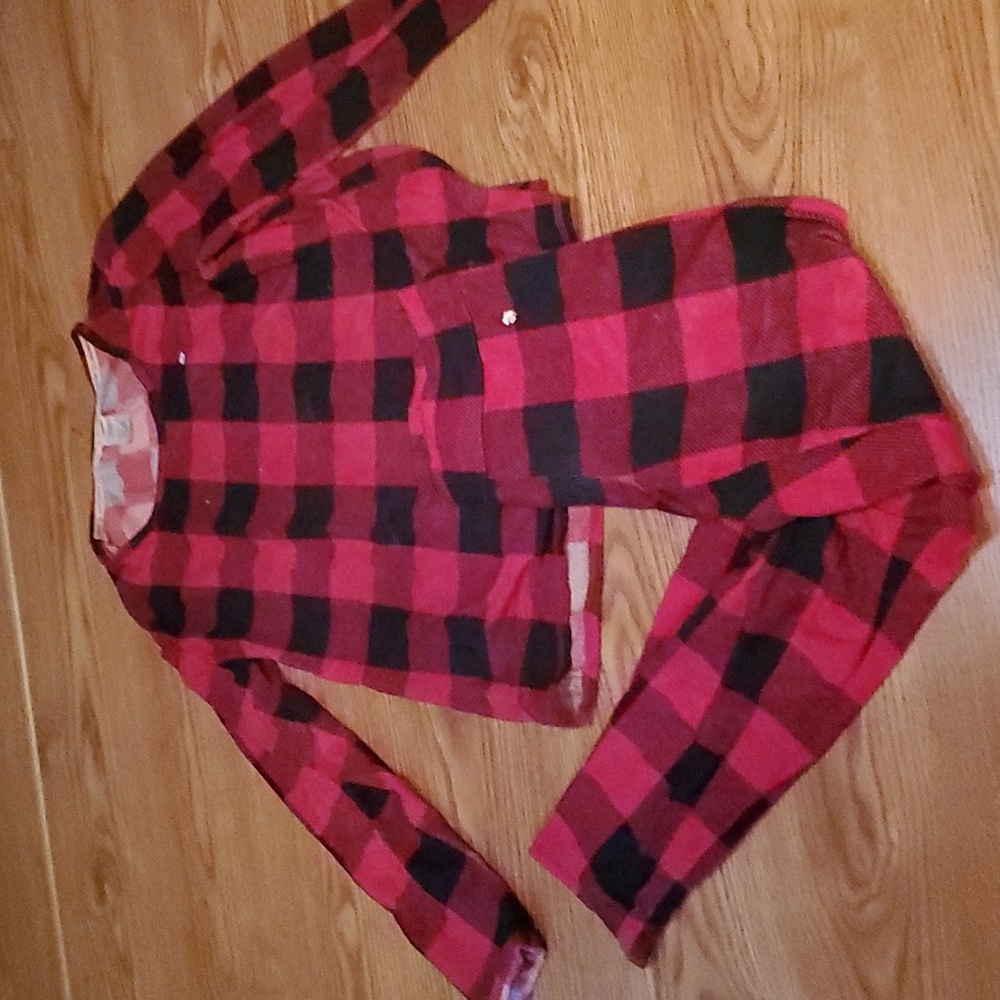 Womens Lucky Brand Fleece Long Underwear Medium